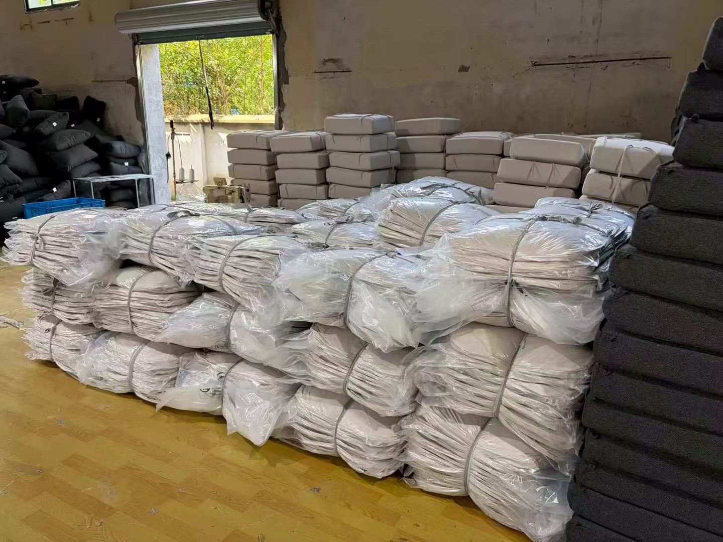 Packed goods, ready for loading