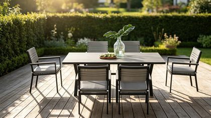 Carlisle 7 Pieces Aluminum Polywood Dining Set