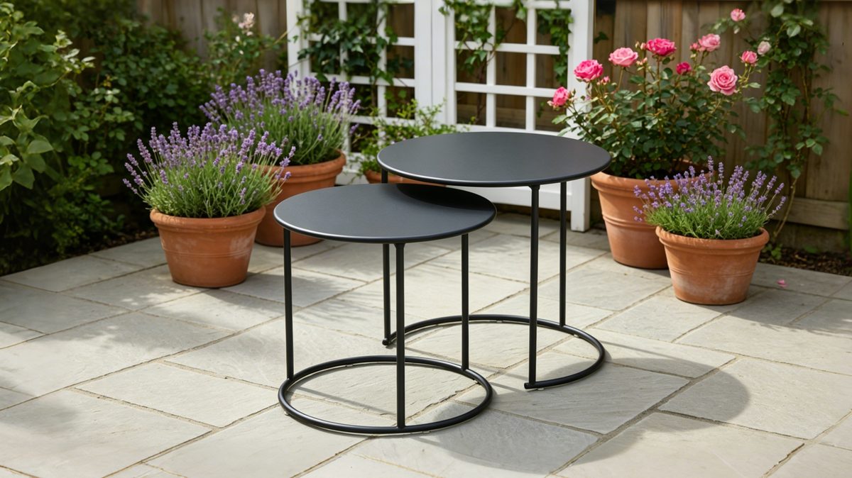 Zurich Steel Nesting Table Set