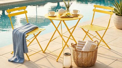 Toulouse Outdoor 3-Piece Folding Bistro Set