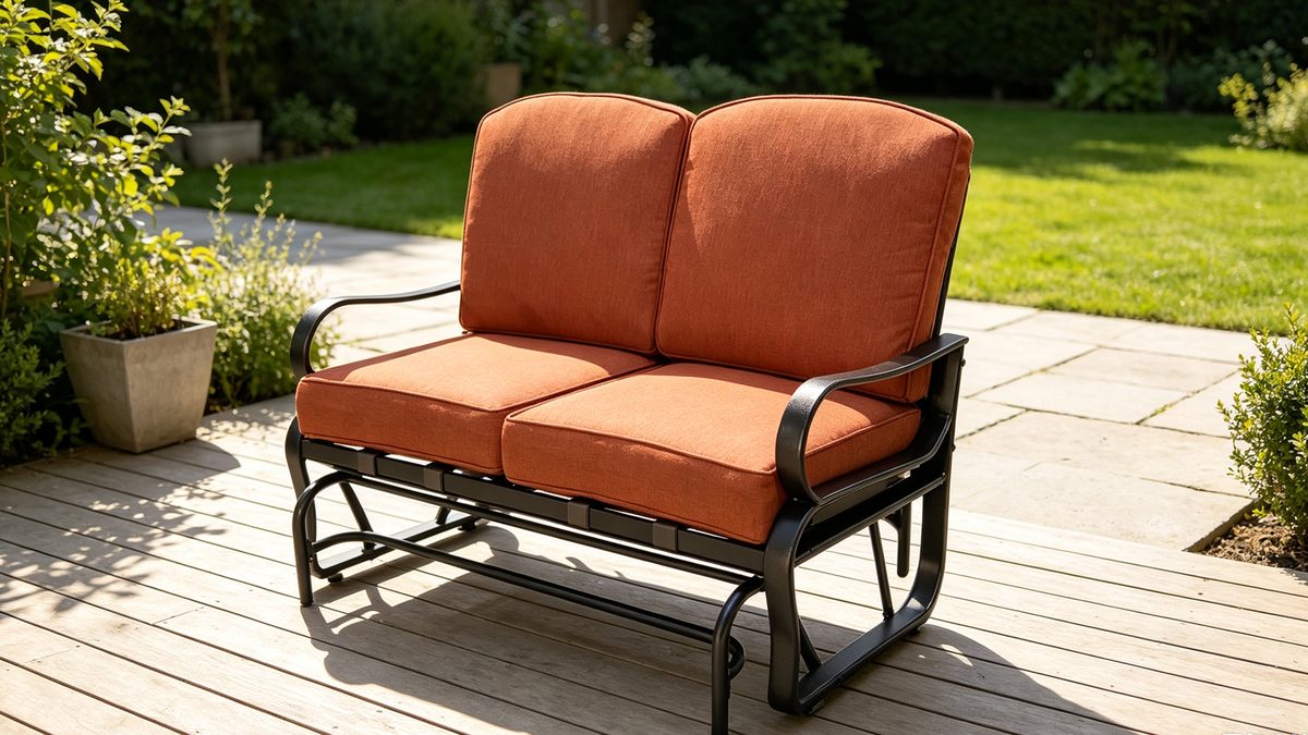 Pleasant bay glider settee
